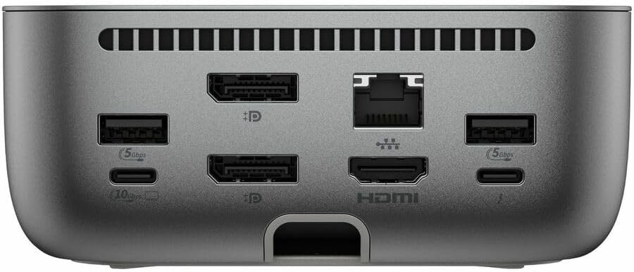 HP Thunderbolt 4 Ultra 280W G6 Dock - for Notebook, Desktop PC - Charging Capability - 330 W - Thunderbolt 4-4 Displays Supported - 8 x USB Ports - 5 x USB Type-A Ports - Type-A - 5 -C - -C - 1 RJ-4 - Image 2