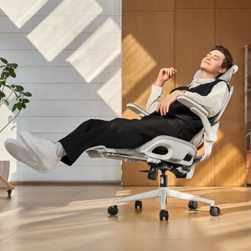 SIHOO B100 PRO Ergonomic Office Chair with Footrest, 4D Flip-Up Armrests by SIHOO