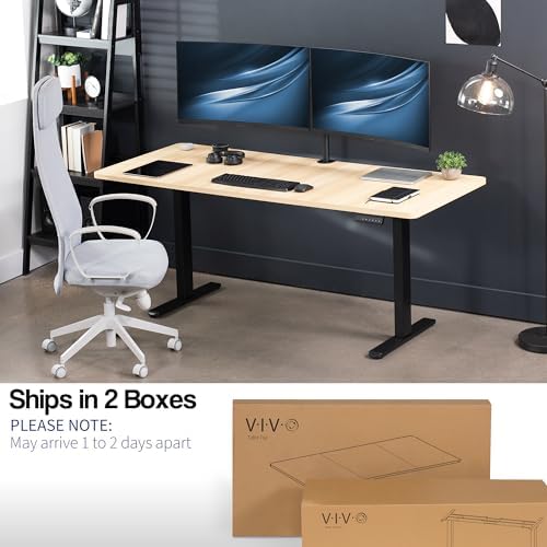 VIVO Light Wood 71 x 30 in Standing Desk, DESK-KIT-E2B7C - Image 5