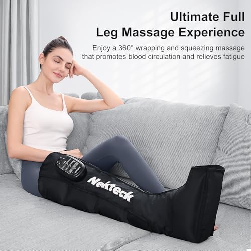 Nekteck Cordless Leg Compression Massager, (1-Pack) Middle - Image 2