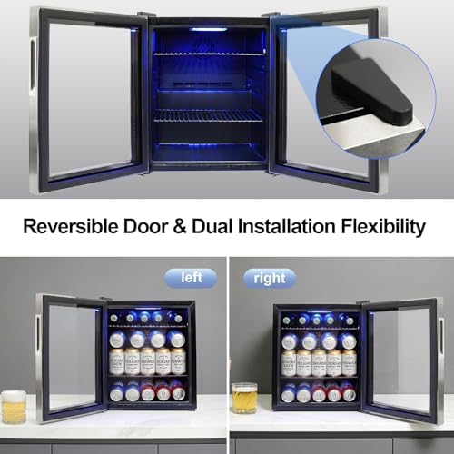 Mini Beverage Refrigerator Cooler -Small Beverage Fridge 1.4cu.ft - Image 6