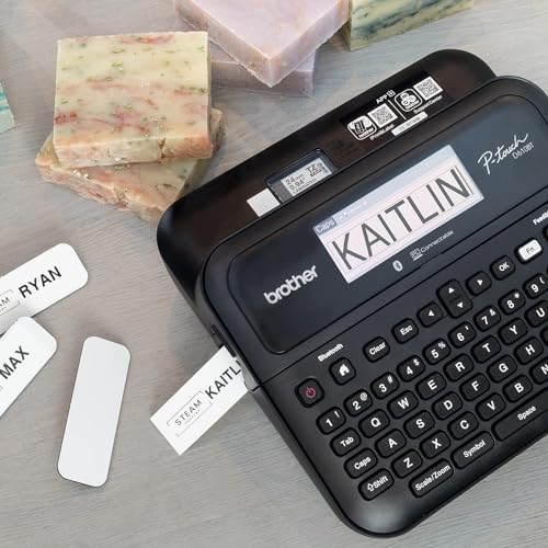 Brother P-Touch PT- D610BTVP Business Professional Connected Label Maker | Connect and Create via Bluetooth® on TZe Label Tapes up to ~1 inch - Image 5