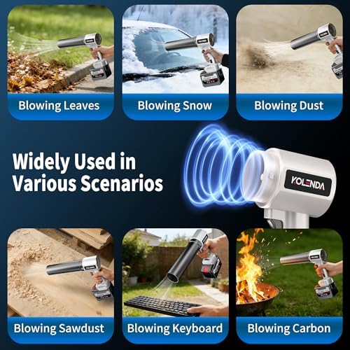 Cordless Handheld Car Dryer Blower, 1800G 335MPH Air Duster - Image 7