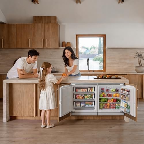 Ca'Lefort 48-Inch Panel Ready Refrigerator & Freezer Combo, 2 Units - Image 6