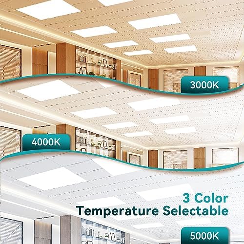 6 Pack 2x4 LED Flat Panel Light with Emergency Battery Backup - Image 5