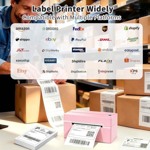 Bluetooth Thermal Label Printer,4x6 Shipping Label Printer - Image 6