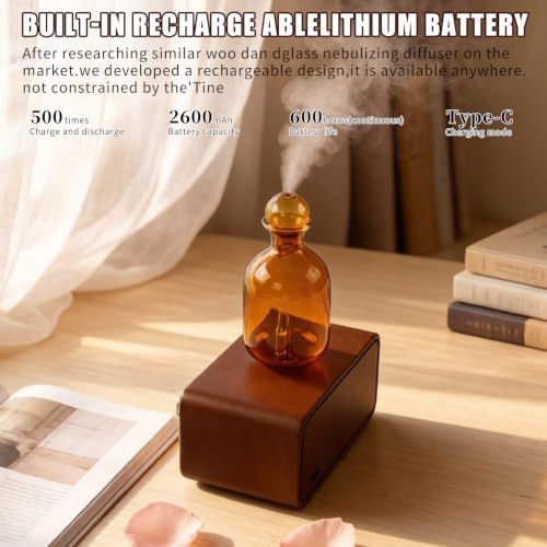 Waterless Essential Oil Diffuser Cordless Aroma Diffuser - Image 6