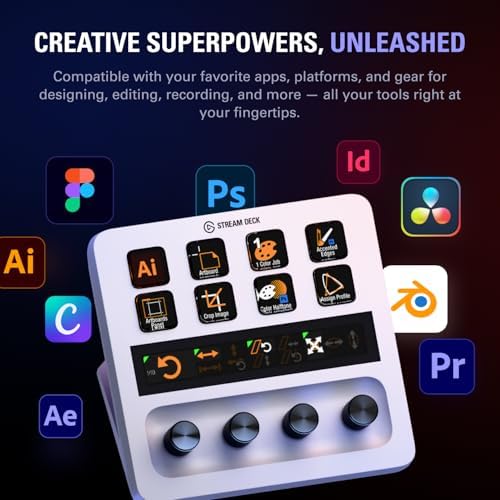 Elgato Stream Deck + White, Audio Mixer and Studio Controller - Image 2