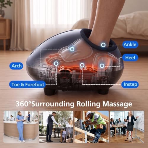 PHILIPS Foot Massager Machine with Heat 6734 - Image 4