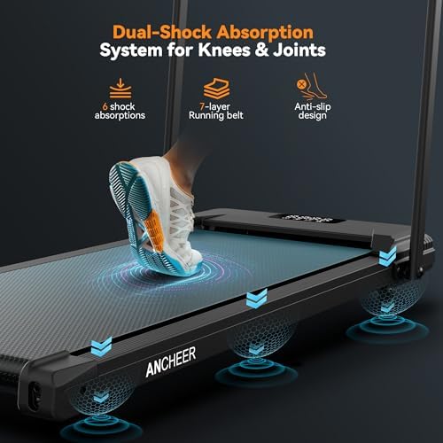 ANCHEER Walking Pad with Incline-Under Desk Treadmill for Home/Office - Image 6