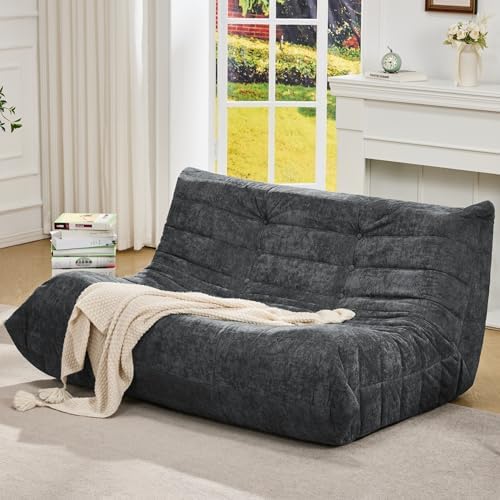 Hobestluk Large Bean Bag Chairs for Adults Fireside BeanBag Couch Togo Sofa by YourHomeDeservesMore