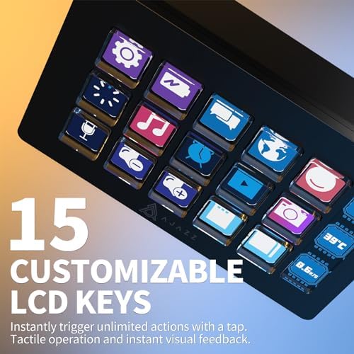 AJAZZ AKP153 Stream Studio Controller Keypad Type-c Wired Keyboard-Black - Image 4