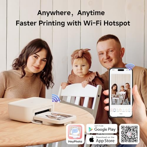HPRT CP4100 4x6'' Photo Printer for Phone, Mini Portable Instant Printer - Image 2
