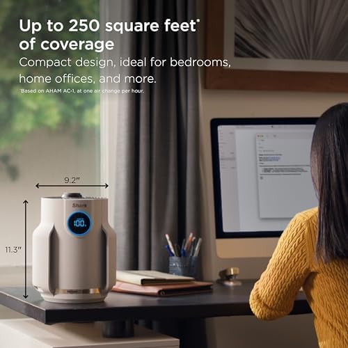 Shark NeverChange Compact Pro Air Purifier, HP072, Dove - Image 6