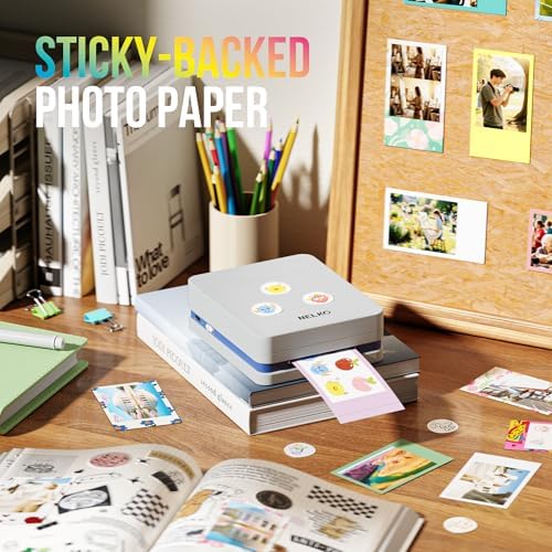 Nelko PP01 Photo Printer, 2x3 Portable Photo Printer, Mini Printer, Beige - Image 4