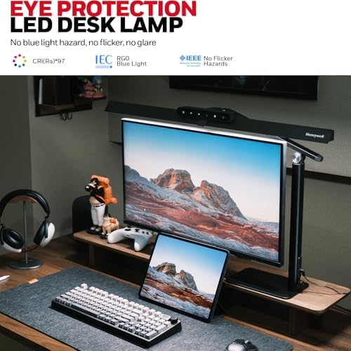 Honeywell HJ1BK Eye-Caring 1200LM LED Architect Desk Lamp for Home Office - Image 2