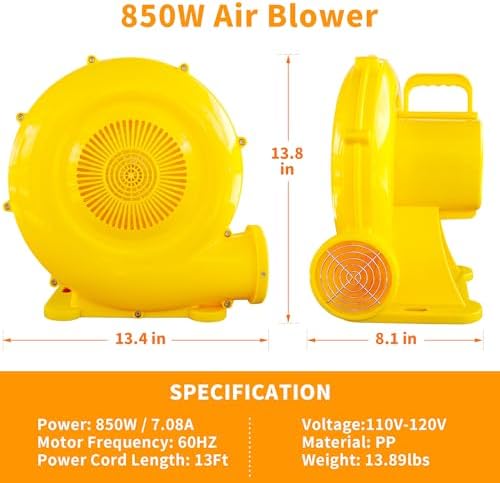 WELLFUNTIME Multi‑Purpose Portable Electric Air Blower (1.14HP 850W) - Image 6