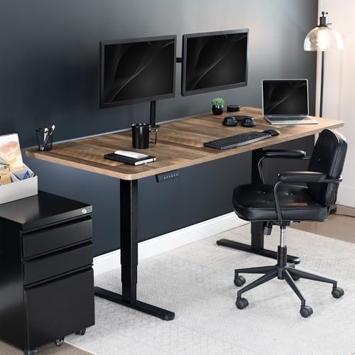 VIVO Reclaimed Wood 71 x 30 in Standing Desk, DESK-KIT-2B7P - Image 2