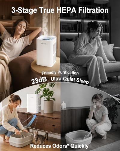 Ambersky HEPA Filter Air Purifier for Home Bedroom Large Room 2500 Ft² AUTO - Image 3