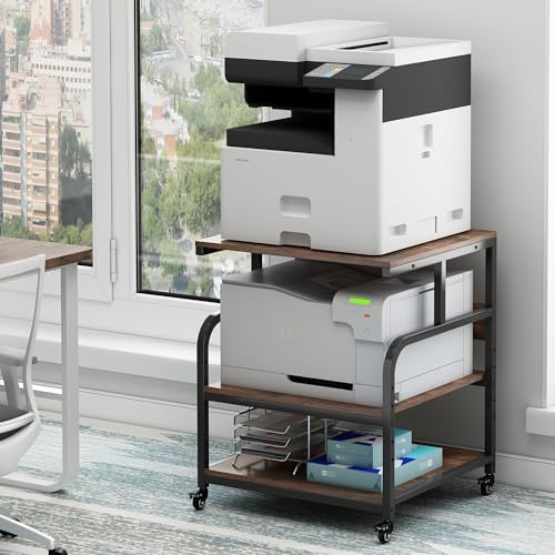 Fannova Extra Large 3D Printer Stand Table with Adjustable Storage Shelf by Fannova