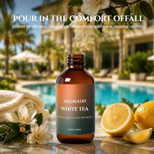 Aromadd White Tea Diffuser Oil Inspired by Luxury Hotel Scent, 200 mL - Image 3