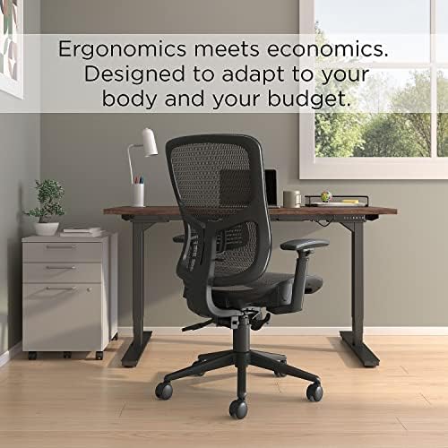 Staples Kroy Ergonomic Mesh Task Chair, Lumbar Support, Adjustable, Black - Image 4