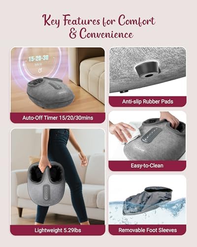 Shiatsu Foot Massager with Heat, FSA Eligible HSA - Image 5