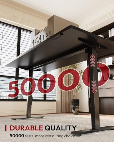 SANODESK 63''x32'' Large Electric Computer Height Adjustable Standing Desk - Image 7