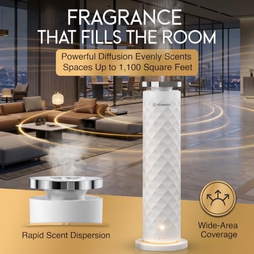 Cordless Diffuser, Waterless Essential Oil Diffuser - White - Image 4