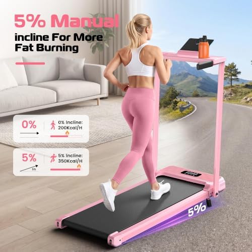 ANCHEER Walking Pad with Incline-Small Treadmill for Home - Image 3