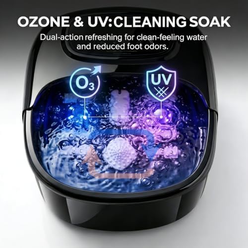 Foot Soaking Tub with Ozone & UV, Foot Spa Bath Massager with Heat - Image 3