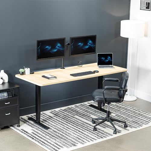 VIVO Light Wood 71 x 30 in Standing Desk, DESK-KIT-2B7C - Image 2