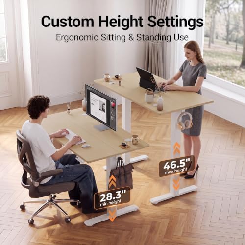 Claiks 32 x 19 Inch Nature Electric Standing Desk - Image 5