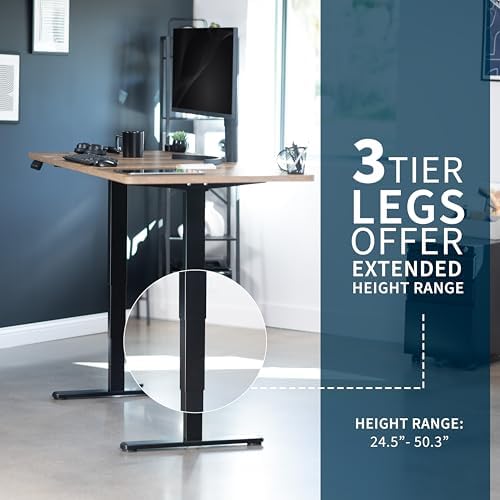 VIVO Reclaimed Wood 71 x 30 in Standing Desk, DESK-KIT-2B7P - Image 5
