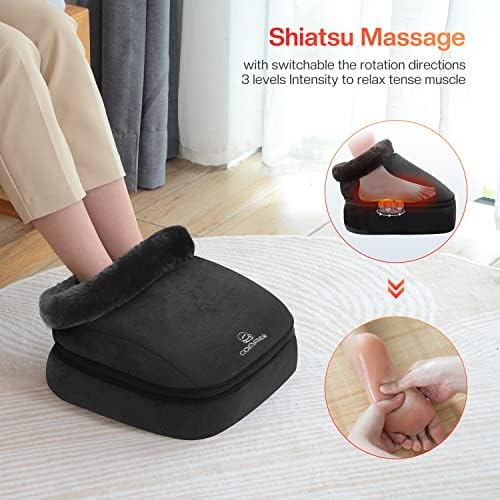 COMFIER 2-in-1 Shiatsu Foot & Back Massager with Heat, Electric Foot Warmer for Women,Men,Feet Massager Machine, Feet Heater,Gifts - Image 4