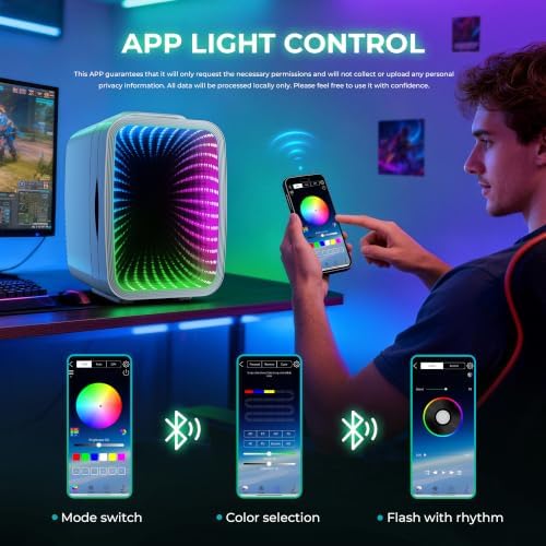 BEICHEN Mini Fridge 4L/6 Can With APP Light Controller for Gaming Room - Image 2