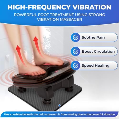 Daiwa Felicity Foot Vibe Pro Massager - Vibrating Electric Shiatsu Foot Massagers for Plantar Fasciitis Pain Relief Circulation Neuropathy - Calf Leg Feet Massage - Image 3