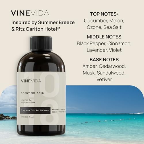 VINEVIDA (4oz) Hotel Fragrance Diffuser Oil - Hotel Scents Diffusers for Home - Cold Air Diffuser Oil - Hotel Scent Essential Oil - Scent No.1018 - Image 2