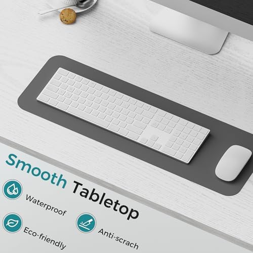 DUMOS 47 Inch Small Computer Desk, Gaming Desks for Home Office Bedroom - Image 4