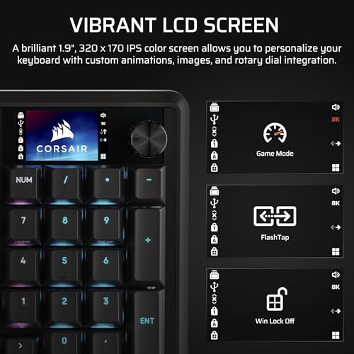CORSAIR Vanguard 96 RGB Mechanical 96% Wired Gaming Keyboard – Black - Image 6
