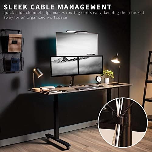 VIVO Triple LCD Monitor Desk Mount Stand Heavy Duty and Fully Adjustable, 3 Screens up to 30 inches STAND-V003T - Image 6