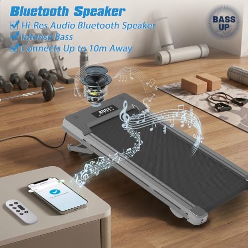 Walking Pad Treadmill 450 lb Capacity, Auto Incline Under Desk Treadmill - Image 4
