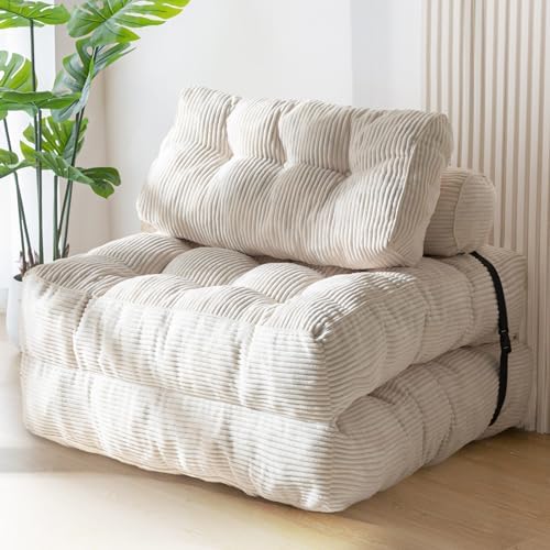 MAXYOYO Folding Sofa Bed, Convertible Chair Bed with Pillow by MAXYOYO