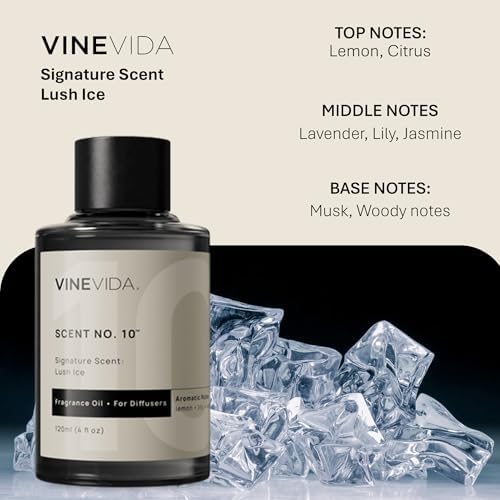 VINEVIDA Lush Ice Fragrance Oil for Cold Air Diffusers - 4 Fl Oz - Essential Oils for Diffuser Oil Refill & Air Freshener Room Spray - Image 2