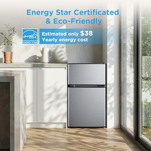 Midea 3.1 Cu.ft Mini Fridge with Freezer, Energy Star Certified, for Dorm - Image 2