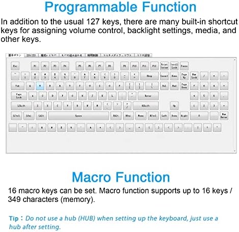 Koolertron One-Handed 45-Key Programmable Macro Keypad, Red Switch - Image 6
