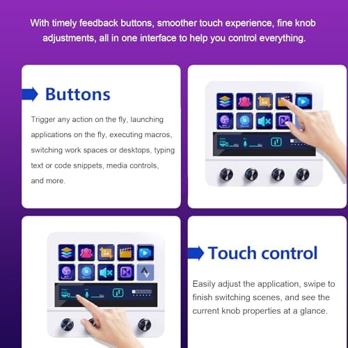 Stream Controller with 10 Customizable LCD Keys, Shortcut Keypad Deck for PC Streaming, Studio Control, and Workflow Optimization - Image 6