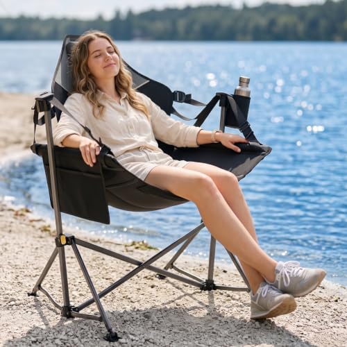 TIMBER RIDGE Hammock Camping Chair, Portable Oversized Swinging Camp Chairs by TIMBERRIDGE