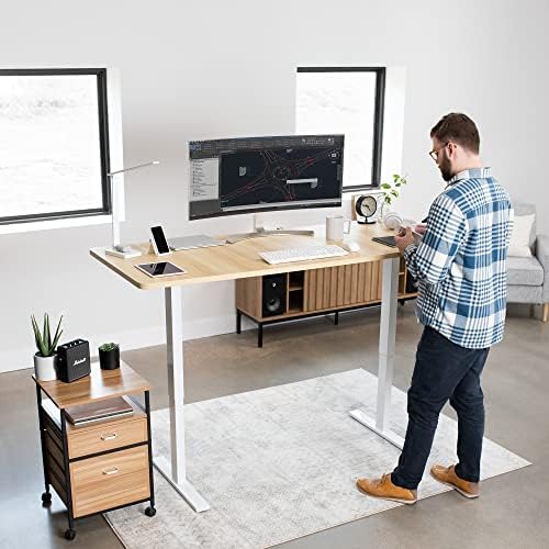 VIVO Light Wood 71 x 30 in Standing Desk, DESK-KIT-E2W7C - Image 2