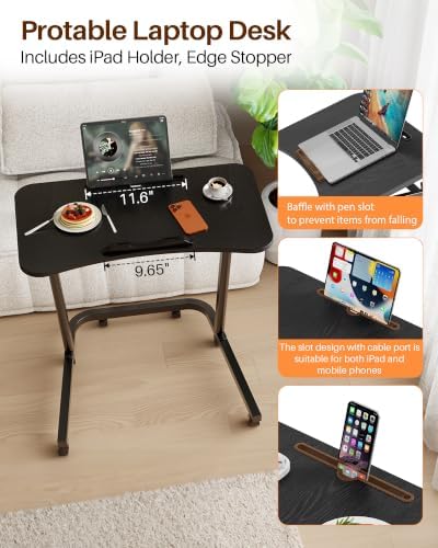 Walking Pad Desk with Tilt Top, Adjustable Standing Desk for Treadmill - Image 6